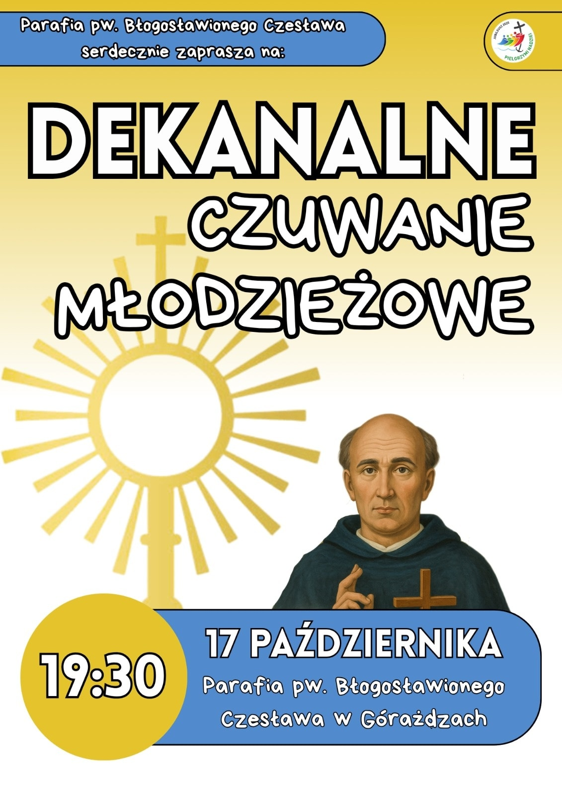 DEKANALNE CZUWANIE DLA MŁODZIEŻY W NASZEJ PARAFII!